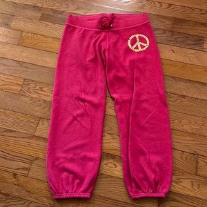 Pink classic sweatpants